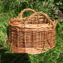 Small oval willow, natural colours